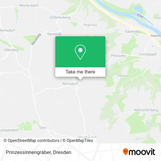 Карта Prinzessinnengräber