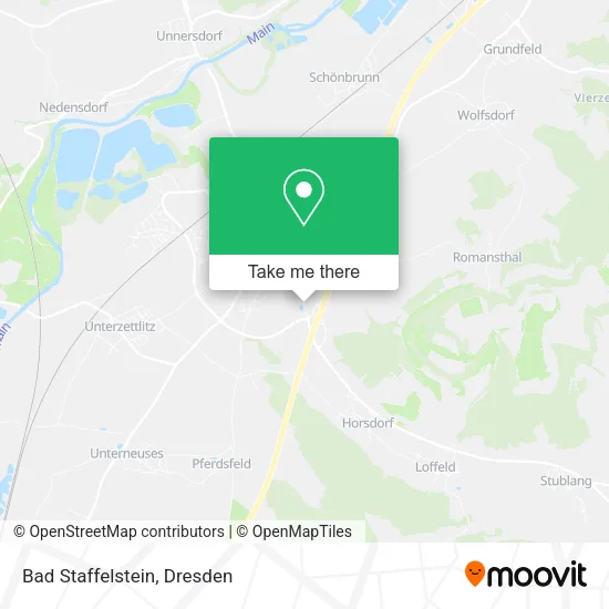 Карта Bad Staffelstein