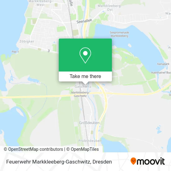 Карта Feuerwehr Markkleeberg-Gaschwitz