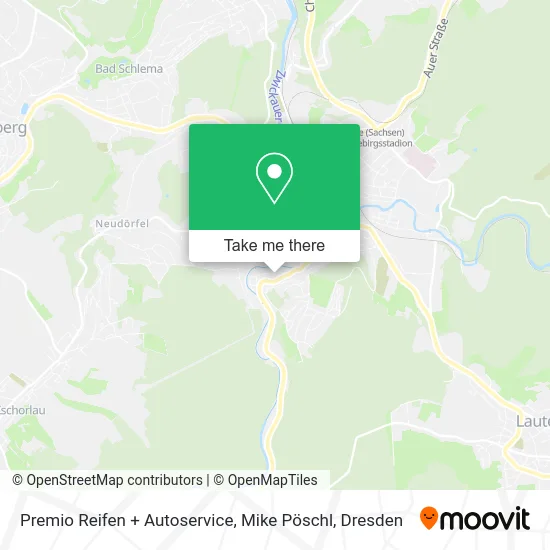 Карта Premio Reifen + Autoservice, Mike Pöschl