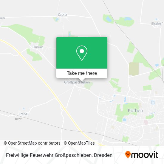 Карта Freiwillige Feuerwehr Großpaschleben