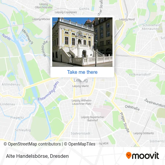 Карта Alte Handelsbörse