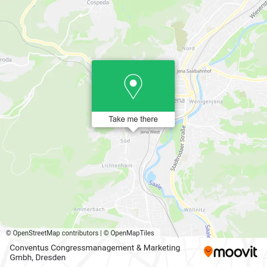 Карта Conventus Congressmanagement & Marketing Gmbh