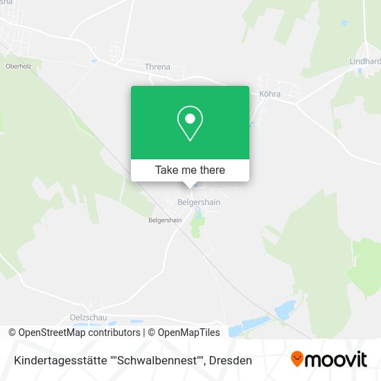 Карта Kindertagesstätte ""Schwalbennest""