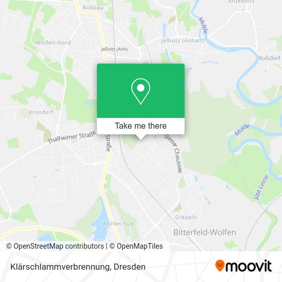 Карта Klärschlammverbrennung