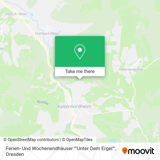 Карта Ferien- Und Wochenendhäuser ""Unter Dem Ergel""