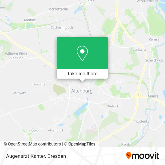 Карта Augenarzt Kanter