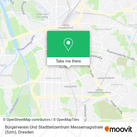 Карта Bürgerverein Und Stadtteilzentrum Messemagistrale (Szm)