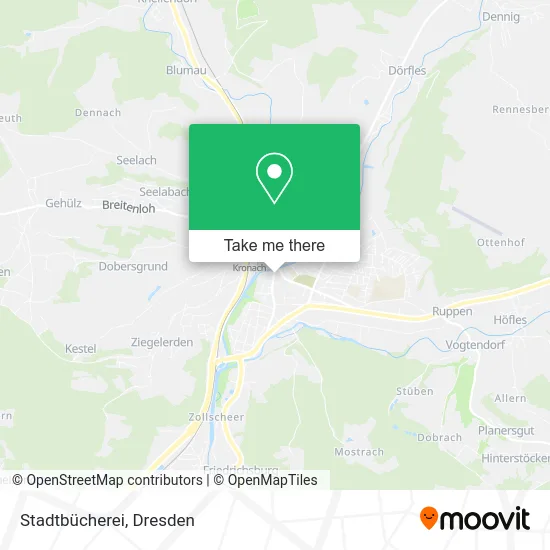 Карта Stadtbücherei