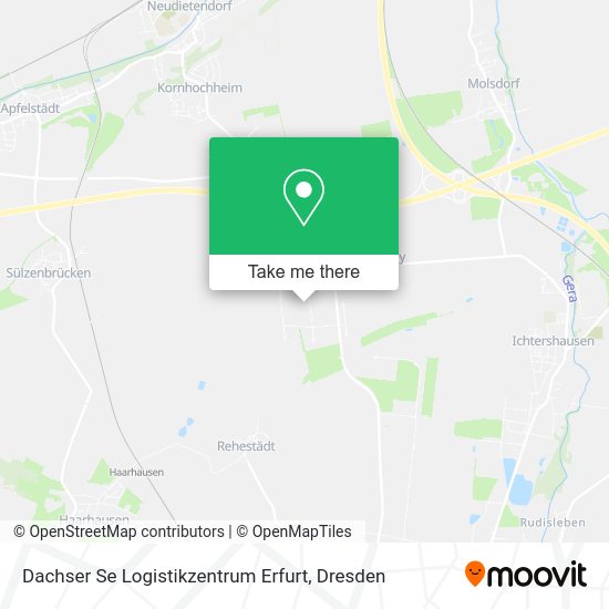 Карта Dachser Se Logistikzentrum Erfurt