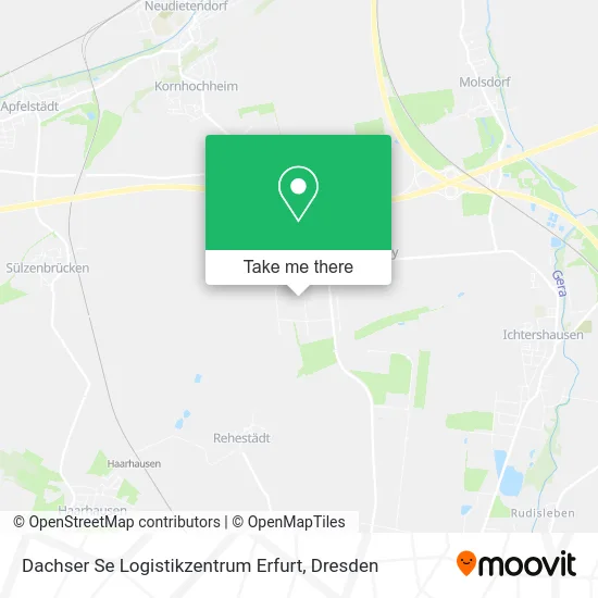 Карта Dachser Se Logistikzentrum Erfurt