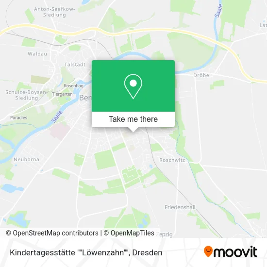 Карта Kindertagesstätte ""Löwenzahn""