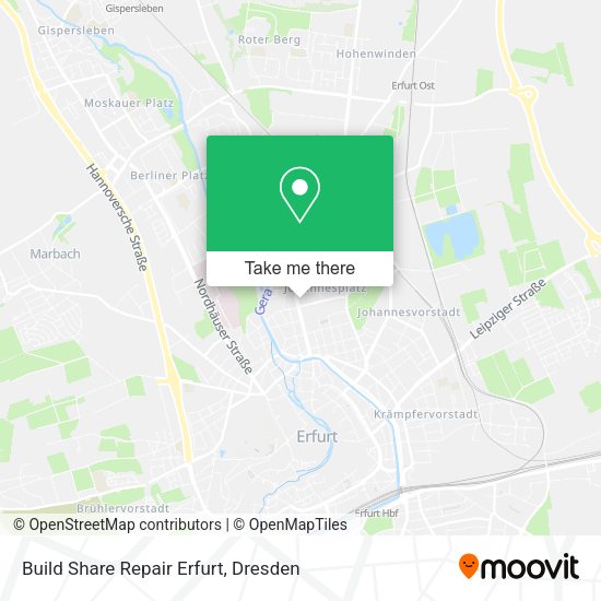 Карта Build Share Repair Erfurt