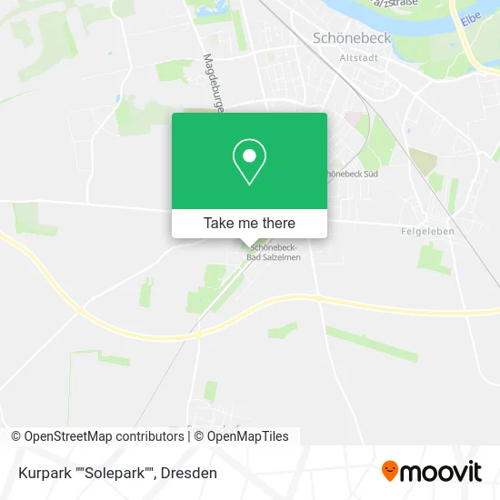 Карта Kurpark ""Solepark""