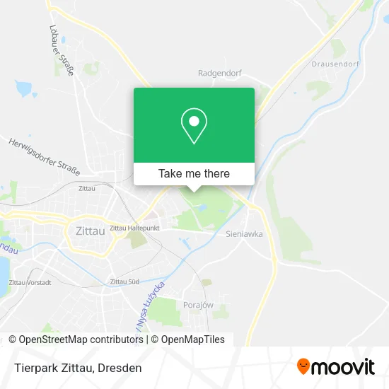 Карта Tierpark Zittau