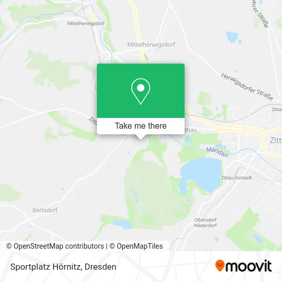Карта Sportplatz Hörnitz