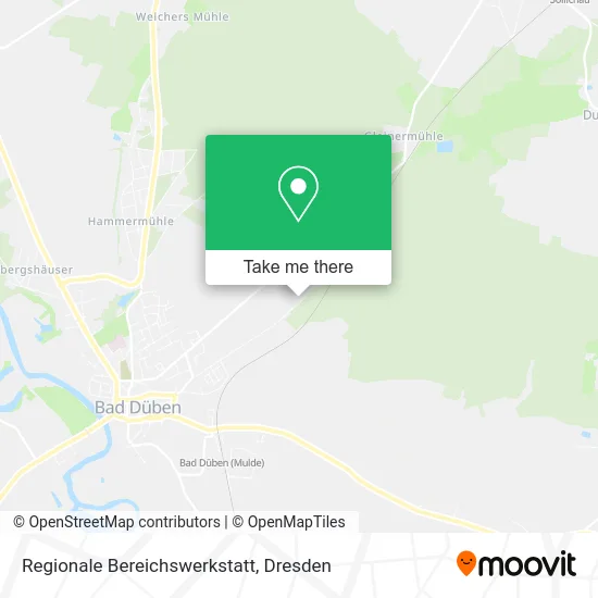 Карта Regionale Bereichswerkstatt
