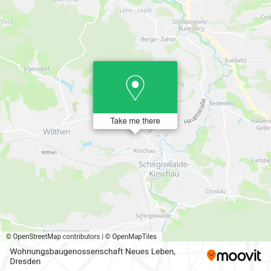 Карта Wohnungsbaugenossenschaft Neues Leben