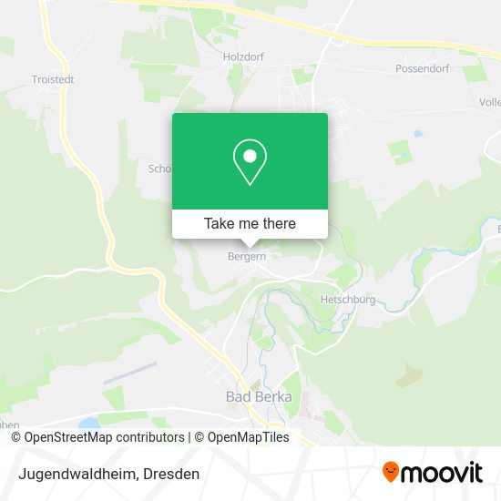 Карта Jugendwaldheim