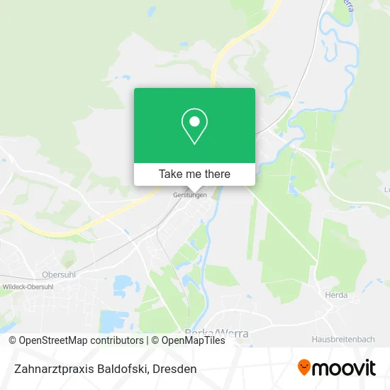 Карта Zahnarztpraxis Baldofski