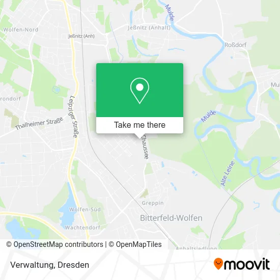 Карта Verwaltung