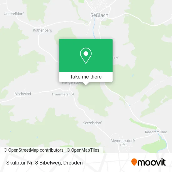 Карта Skulptur Nr. 8 Bibelweg