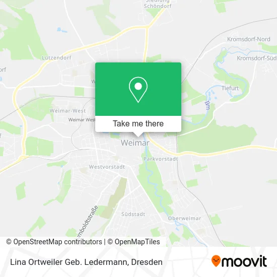 Карта Lina Ortweiler Geb. Ledermann