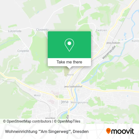 Карта Wohneinrichtung ""Am Singerweg""