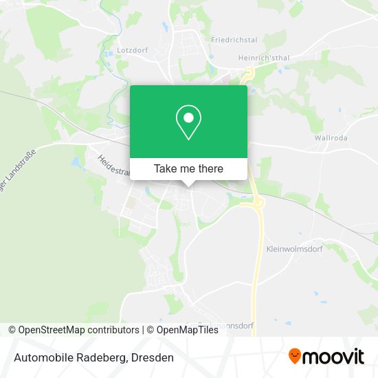 Карта Automobile Radeberg