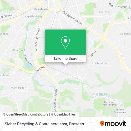 Карта Sieber Recycling & Containerdienst