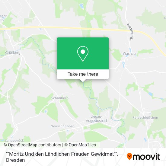 Карта ""Moritz Und den Ländlichen Freuden Gewidmet""