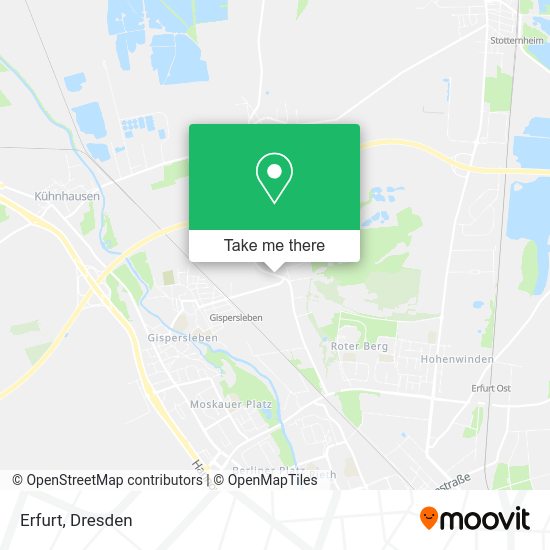 Карта Erfurt