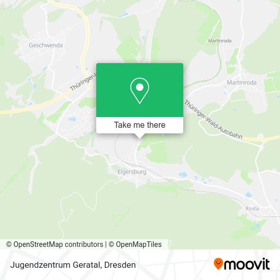 Карта Jugendzentrum Geratal