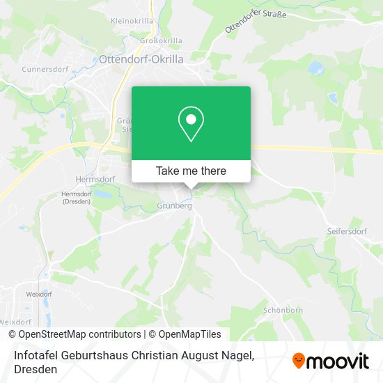 Карта Infotafel Geburtshaus Christian August Nagel