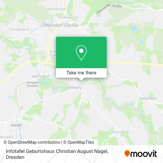 Карта Infotafel Geburtshaus Christian August Nagel