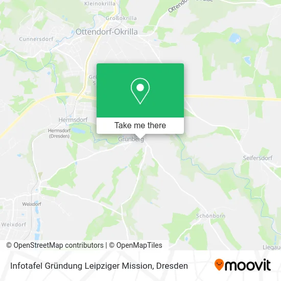 Карта Infotafel Gründung Leipziger Mission