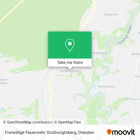 Карта Freiwillige Feuerwehr Großvoigtsberg
