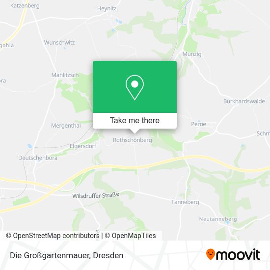 Карта Die Großgartenmauer