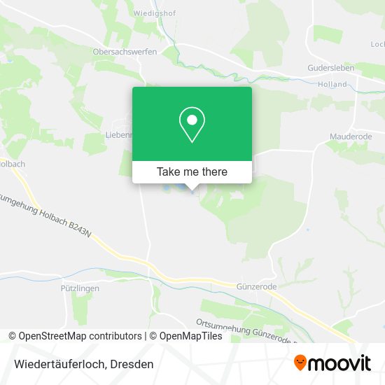 Карта Wiedertäuferloch