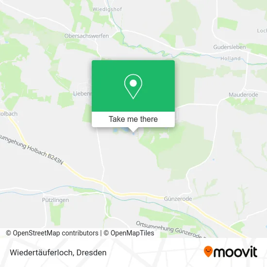 Карта Wiedertäuferloch