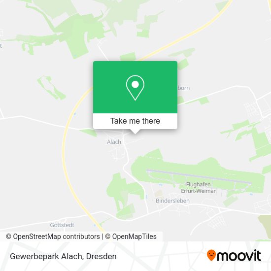 Карта Gewerbepark Alach