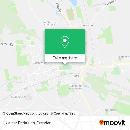 Карта Kleiner Parkteich
