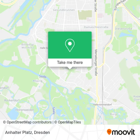 Карта Anhalter Platz