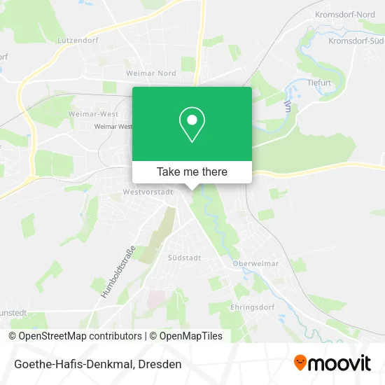 Карта Goethe-Hafis-Denkmal