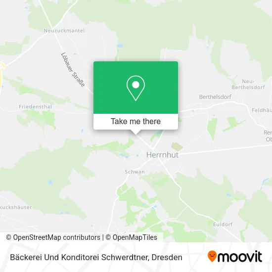 Карта Bäckerei Und Konditorei Schwerdtner