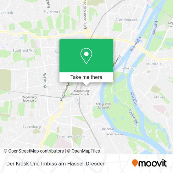 Der Kiosk Und Imbiss am Hassel map