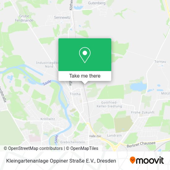Карта Kleingartenanlage Oppiner Straße E.V.
