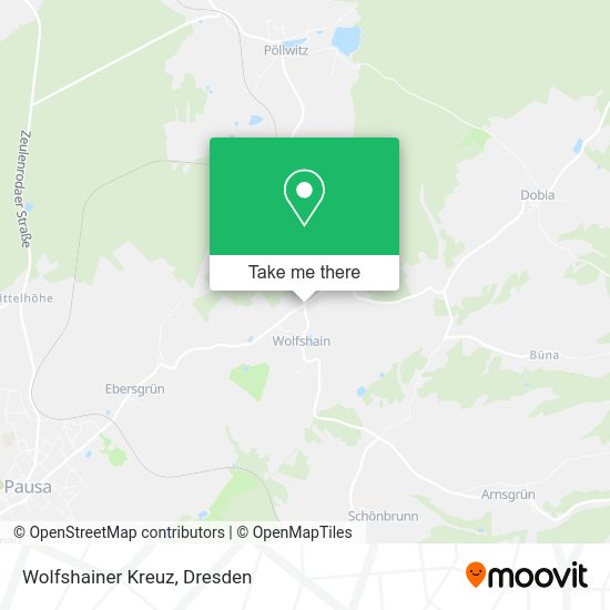 Карта Wolfshainer Kreuz