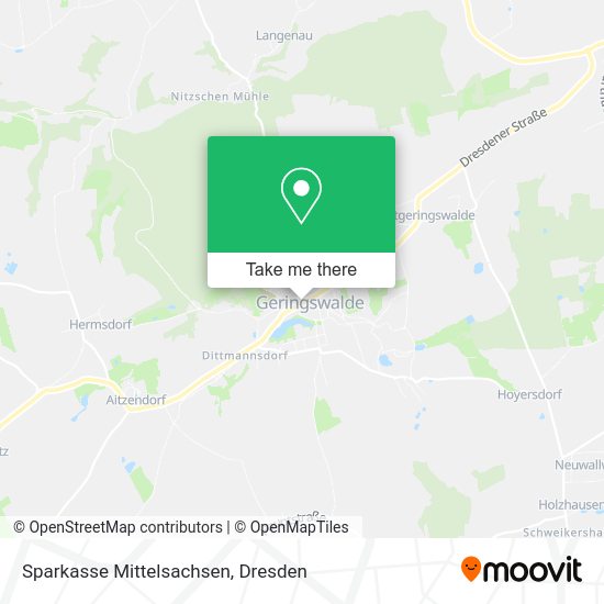 Карта Sparkasse Mittelsachsen