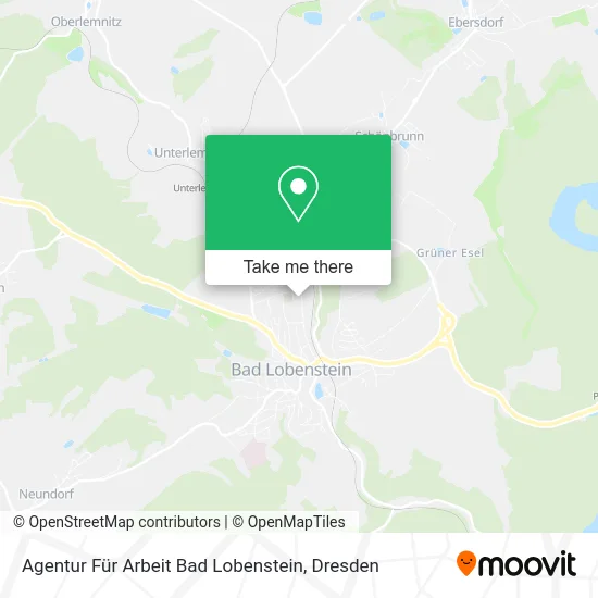 Карта Agentur Für Arbeit Bad Lobenstein